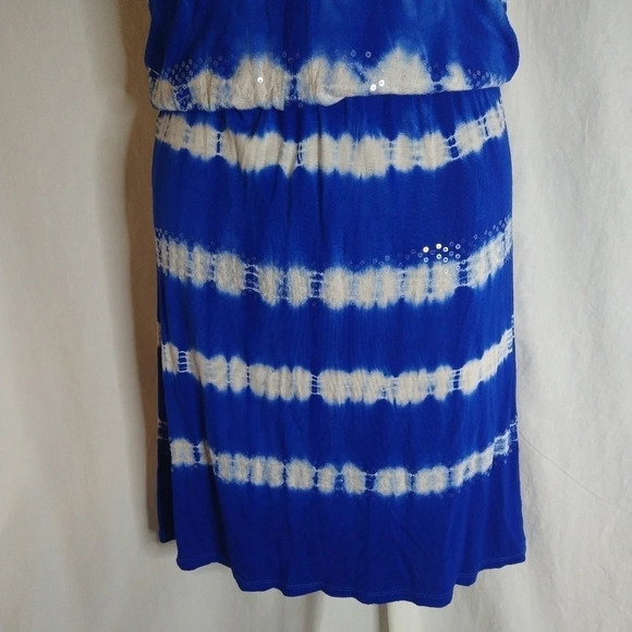 Blue Tye Dye Dress EUC👗❤️ - Picture 4 of 8